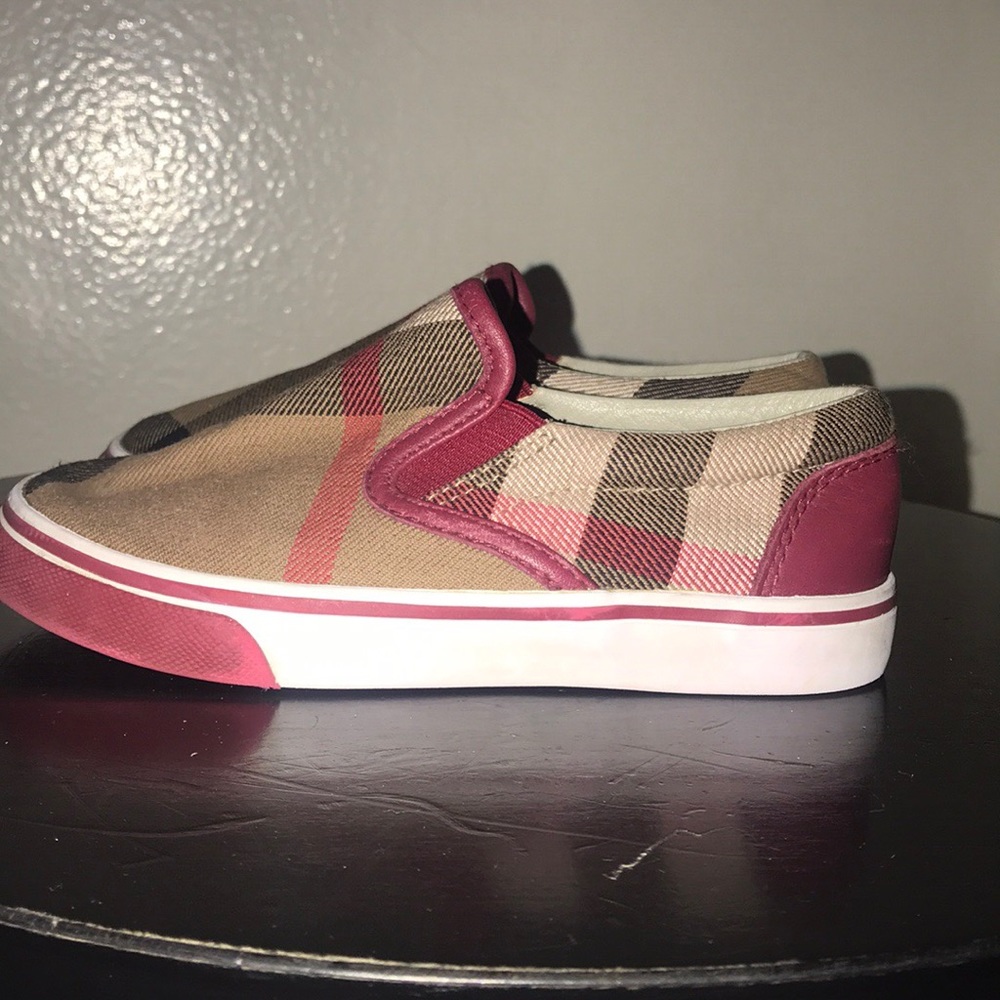 Child’s Burberry slip-on shoe